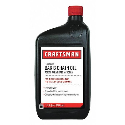 CRAFTSMAN INDUSTRIAL CR38BCPL BAR AND CHAIN OIL,1 QT.