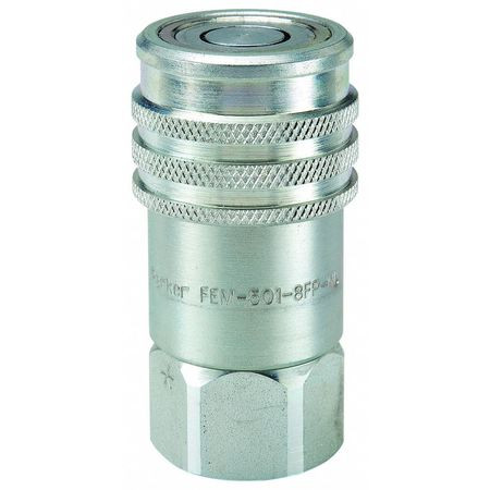 PARKER FEM-501-12FO-NL-BULK QUICK CONNECT SOCKET 1/2 1-1/16 -12