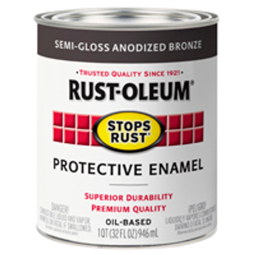 RUST-OLEUM 353585 ENAMEL RUST 100 VOC BRONZE    