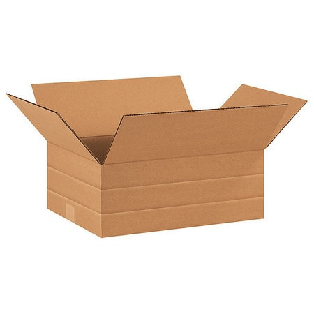 GRAINGER GLOBAL SOURCING 55VH18 SHIPPING BOX MULTI HEIGHT SINGLE WALL