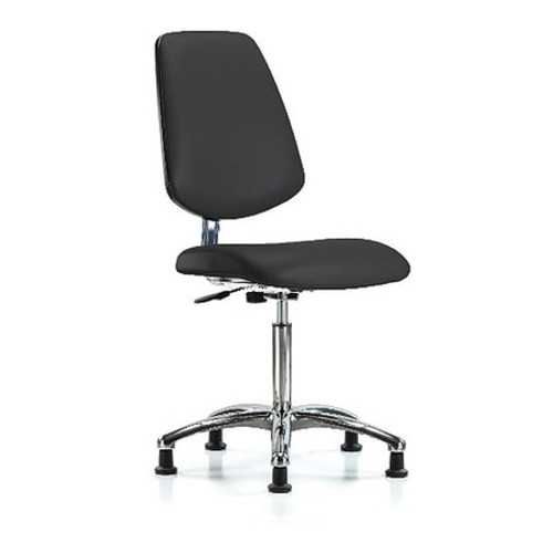 BLUE RIDGE ERGONOMICS BR-CLR-VMBCH-MB-CR-NF-RG-8540 CLEANROOM TASK CHAIR UPHOLSTERED VINYL