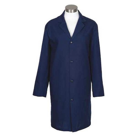 FAME FABRICS 83371 LAB COAT,MALE,NAVY,L2,4XL