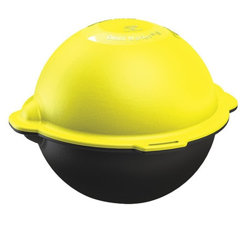 TEMPO OM-04 MARKER BALL POLYPROPYLENE BLACK YELLOW
