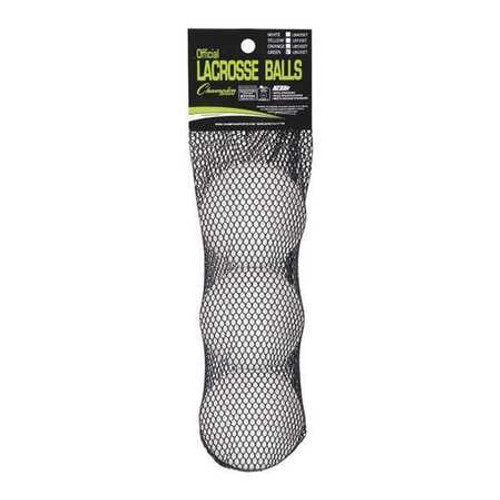 CHAMPION SPORT LBW3SET NOCSAE LACROSSE BALL SET WHITE PK3