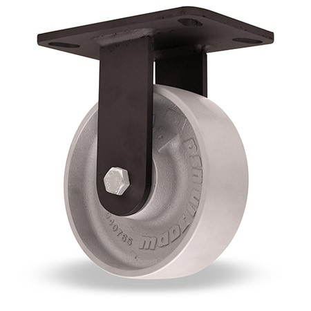 HAMILTON R-HSK-6HMB STANDARD PLATE CASTER SILVER WHEEL