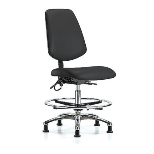 BLUE RIDGE ERGONOMICS BR-ESD-VMBCH-MB-CR-T1-A0-CF-EG-ESDBLK CLEANROOM TASK CHAIR UPHOLSTERED VINYL BLUE RIDGE ERGONOMICS BR-ESD-VMBCH-MB-CR-T1-A0-CF-EG-ESDBLK CLEANROOM TASK CHAIR UPHOLSTERED VINYL