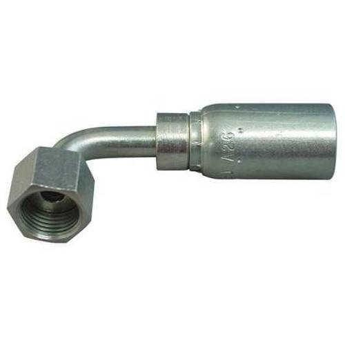 KURT FJX90-12-10 CRIMP FITTING 90 DEGREES ELBOW 3/4 ID
