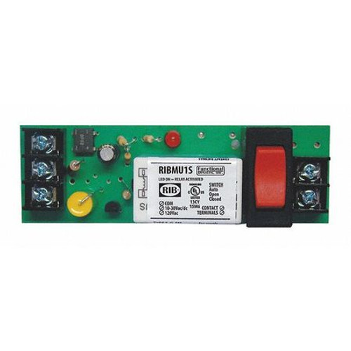 RIB RIBMU1S TRACK MOUNT RELAY 15A SPST-N/O