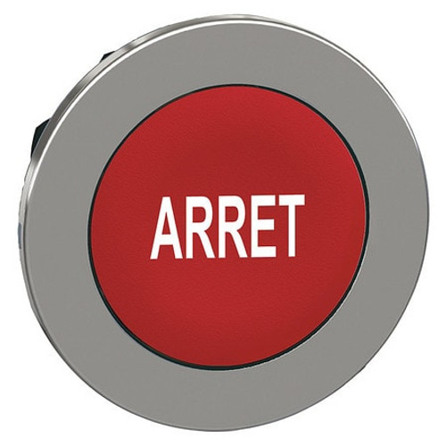 SCHNEIDER ELECTRIC ZB4FA433 PUSHBUTTON HEAD RED WHITE 30MM SCHNEIDER ELECTRIC ZB4FA433 PUSHBUTTON HEAD RED WHITE 30MM