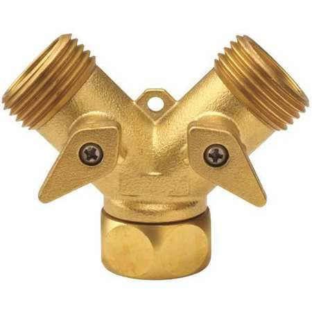 DIXON VALVE  COUPLING 500GHY BRASS GARDEN HOSE "Y" VA