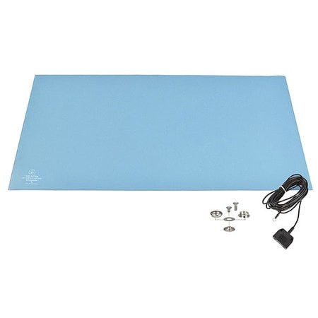 SCS 770074 STATIC DISSIPATIVE MAT BLUE 24 W