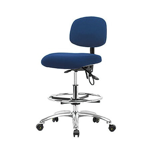 BLUE RIDGE ERGONOMICS BR-ESD-FMBCH-CR-T0-A0-CF-EC-ESDBLU ERGONOMIC CHAIR FABRIC BLUE