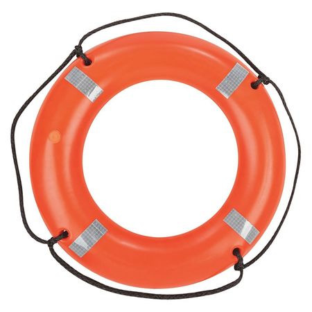 KENT SAFETY 152200-200-030-13 RING BUOY,ORANGE,30 IN. DIA.