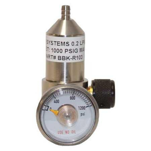 AIR SYSTEMS INTERNATIONAL BBK-R103 CALIBRATION GAS REGULATOR/GAUGE