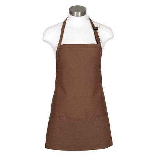 FAME FABRICS 82021 APRON 3-POCKET BIB F10 MOCHA