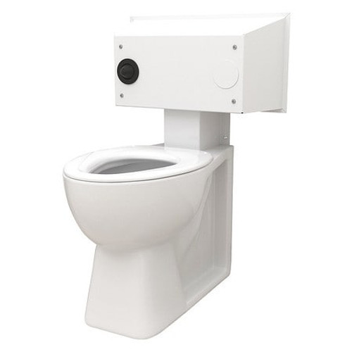 BESTCARE WH2801 FLUSH VALVE COVER STAINLESS STEEL WHITE