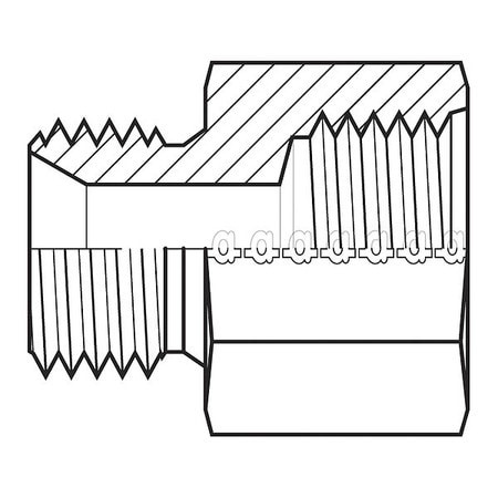 ADAPT-ALL 9036-1616 HOSE ADAPTER 1 BSPP 1 ORB