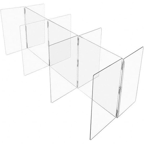 USA SEALING BULK-CPD-74 CLEAR PLASTIC COMPARTMENT DIVIDER - 1/4 