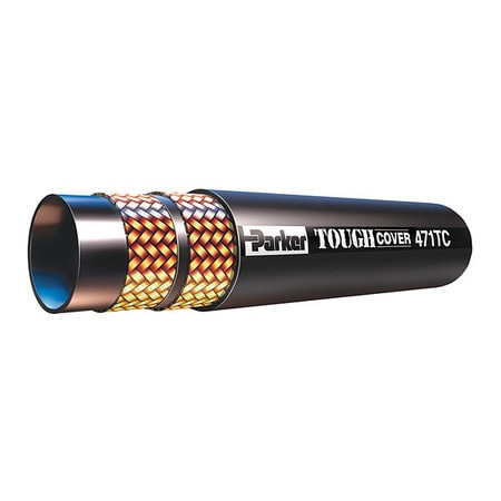 PARKER 471TC-16-BX HYDRAULIC HOSE 1 I.D. 50 FT L BLACK