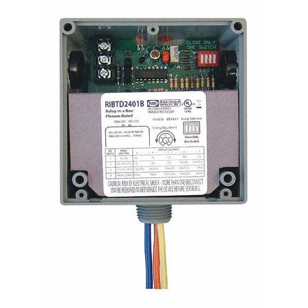 RIB RIBTD2401B TIME DLY RLY 20A SPDT 120VAC DRY CONTACT