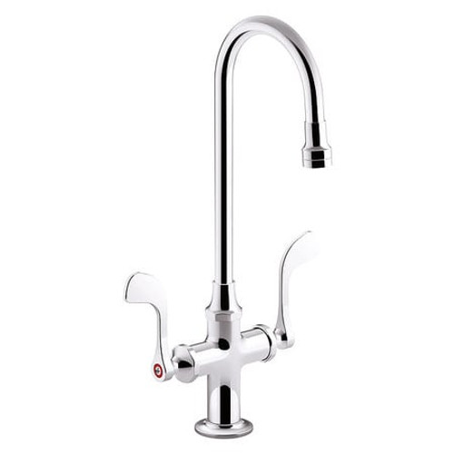 KOHLER K-100T70-5ANL-CP GOOSENECK BATHROOM FAUCET,MANUAL