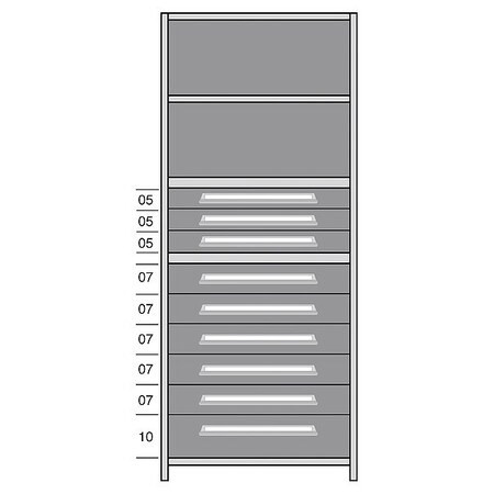 LYON DDJ115036 SHELF 85 H 36 W STEEL 800 LB CAPACITY