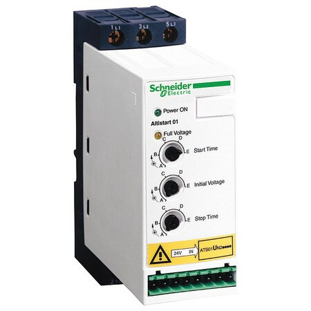 SCHNEIDER ELECTRIC ATS01N212QN SOFT STARTER FOR MOTOR 380-415VAC INPUT