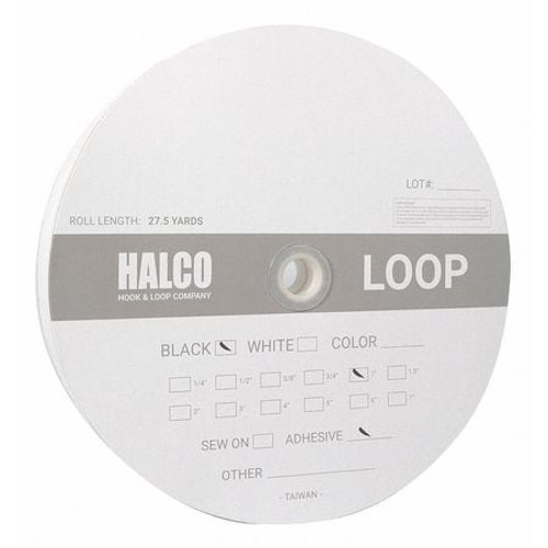 HALCO USA ABL100 RUBBER PSA BLACK LOOP 1 X 27.5 YD.