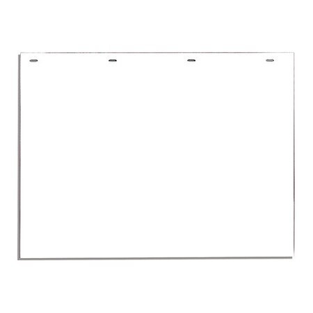 BUYERS PRODUCTS RC18PPW MUDFLAP WHITE POLYMER 24 X 18 