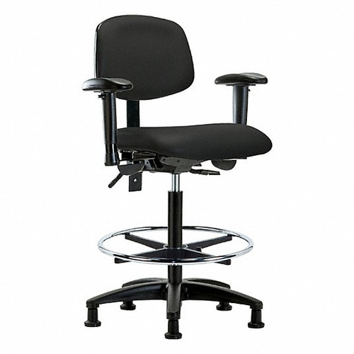 BLUE RIDGE ERGONOMICS BR-VHBCH-RG-T1-A1-CF-RG-8540 ERGONOMIC CHAIR POLYURETHANE BLACK