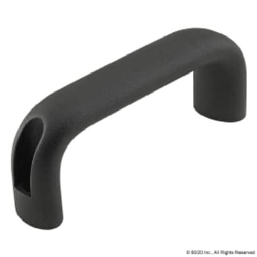 80/20 INC 40-2884 ALUMINUM 129MM CABINET HANDLE-BLACK