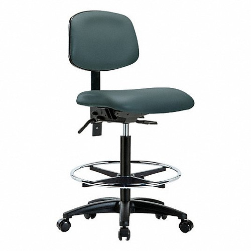 BLUE RIDGE ERGONOMICS BR-VHBCH-RG-T0-A0-CF-RC-8546 ERGONOMIC CHAIR POLYURETHANE BLUE