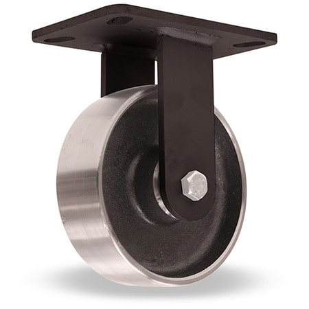 HAMILTON R-HSK-6HFSB STANDARD PLATE CASTER SILVER WHEEL