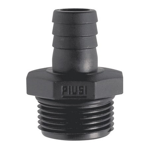 PIUSI USA F15522000 HOSETAIL STRAIGHT 1 BSP-M TO 3/4 BARB