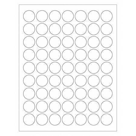 TAPE LOGIC LL142 LASER LABEL CIRCLE 1 PK6300