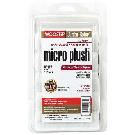 WOOSTER RR514 MINI PAINT ROLLER COVER 4-1/2 L