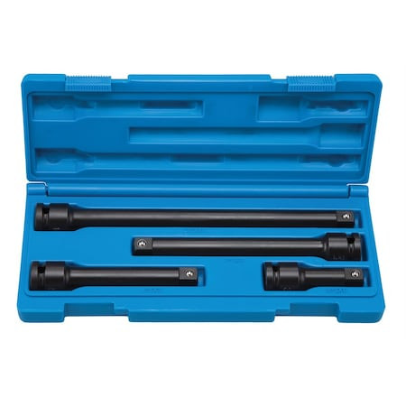 GREY PNEUMATIC GRE2204E IMPACT EXTENSION SET,1/2" DRIVE,4 PCS.