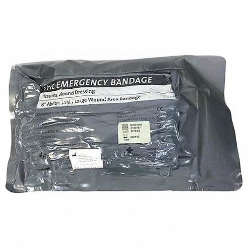 MEDSOURCE MS-ELITE-405 ISRAELI ABDOMINAL PAD STERILE GRN COTTON
