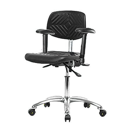 BLUE RIDGE ERGONOMICS BR-ESD-PDHCH-CR-T0-A1-EC ERGONOMIC CHAIR UPHOLSTERED VINYL BLACK
