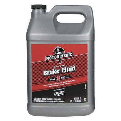 MOTOR MEDIC M4434 BRAKE FLUID 1 GAL SIZE PLASTIC BOTTLE MOTOR MEDIC M4434 BRAKE FLUID 1 GAL SIZE PLASTIC BOTTLE