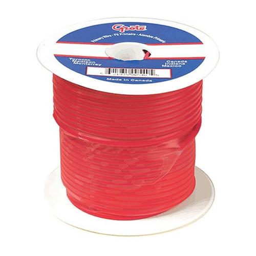 GROTE 87-7000 PRIMARY WIRE 14 GAUGE RED 100 FT ROLL