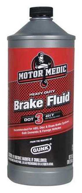 MOTOR MEDIC M4432 BRAKE FLUID 32 OZ SIZE PLASTIC BOTTLE MOTOR MEDIC M4432 BRAKE FLUID 32 OZ SIZE PLASTIC BOTTLE