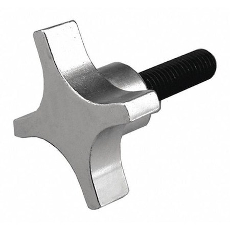 S W MANUFACTURING ALHA-2 ALUM CLAMP KNOB,STUD,1/4-20",3" STUD