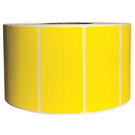 GRAINGER GLOBAL SOURCING 60DX99 BARCODE PRINTER LABEL 4 W 2 H YELLOW