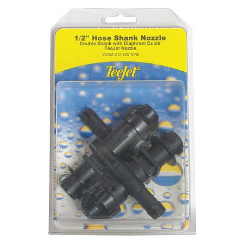 TEEJET PK-22252-312-500-NYB-2 HOSE SHANK NOZZLE 1/2 PK2
