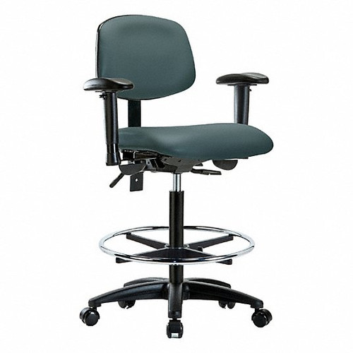 BLUE RIDGE ERGONOMICS BR-VHBCH-RG-T0-A1-CF-RC-8546 ERGONOMIC CHAIR POLYURETHANE BLUE