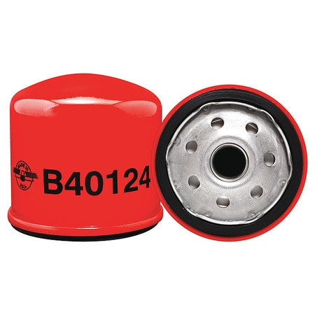 BALDWIN FILTERS B40124 LUBE FILTER,SPIN-ON,2-27/32" L,I. GASKET