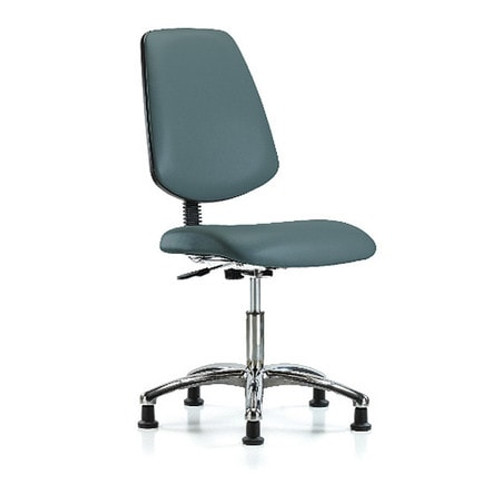 BLUE RIDGE ERGONOMICS BR-CLR-VDHCH-MB-CR-RG-8546 CLEANROOM TASK CHAIR UPHOLSTERED VINYL