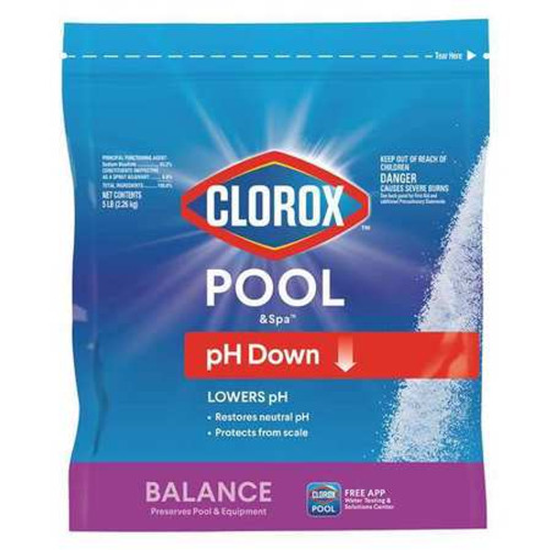 CLOROX SPA 12105CLX PH ADJUSTER GRANULAR 5 LB SIZE