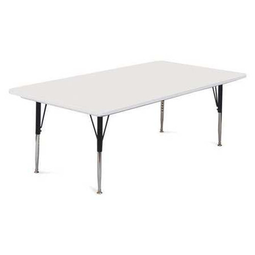 CORRELL AR3072-REC-23 ACTIVITY BLOWMOLDED TABLE 30X72 GRAY G CORRELL AR3072-REC-23 ACTIVITY BLOWMOLDED TABLE 30X72 GRAY G